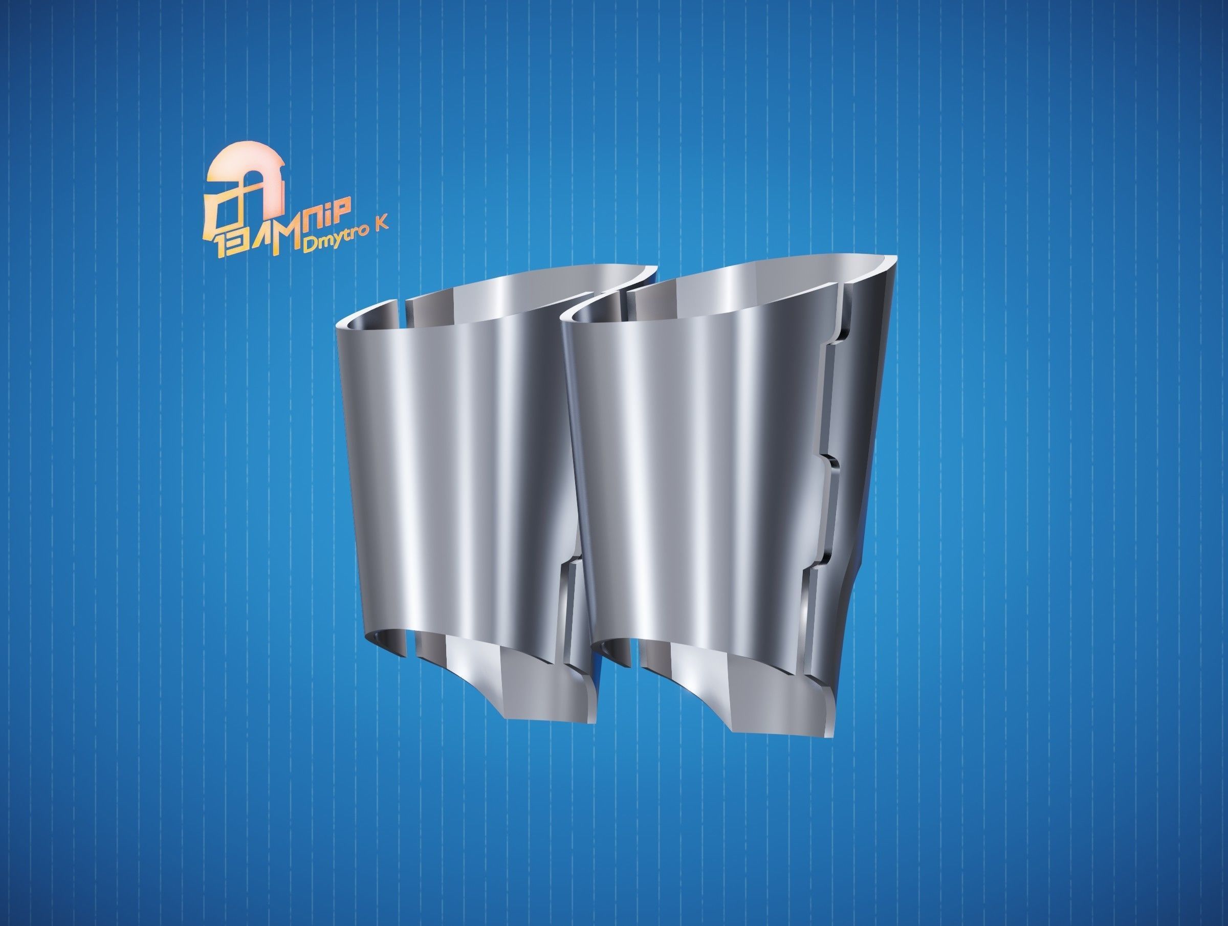 Custom Mandalorian Gauntlets 1 3D print model_6