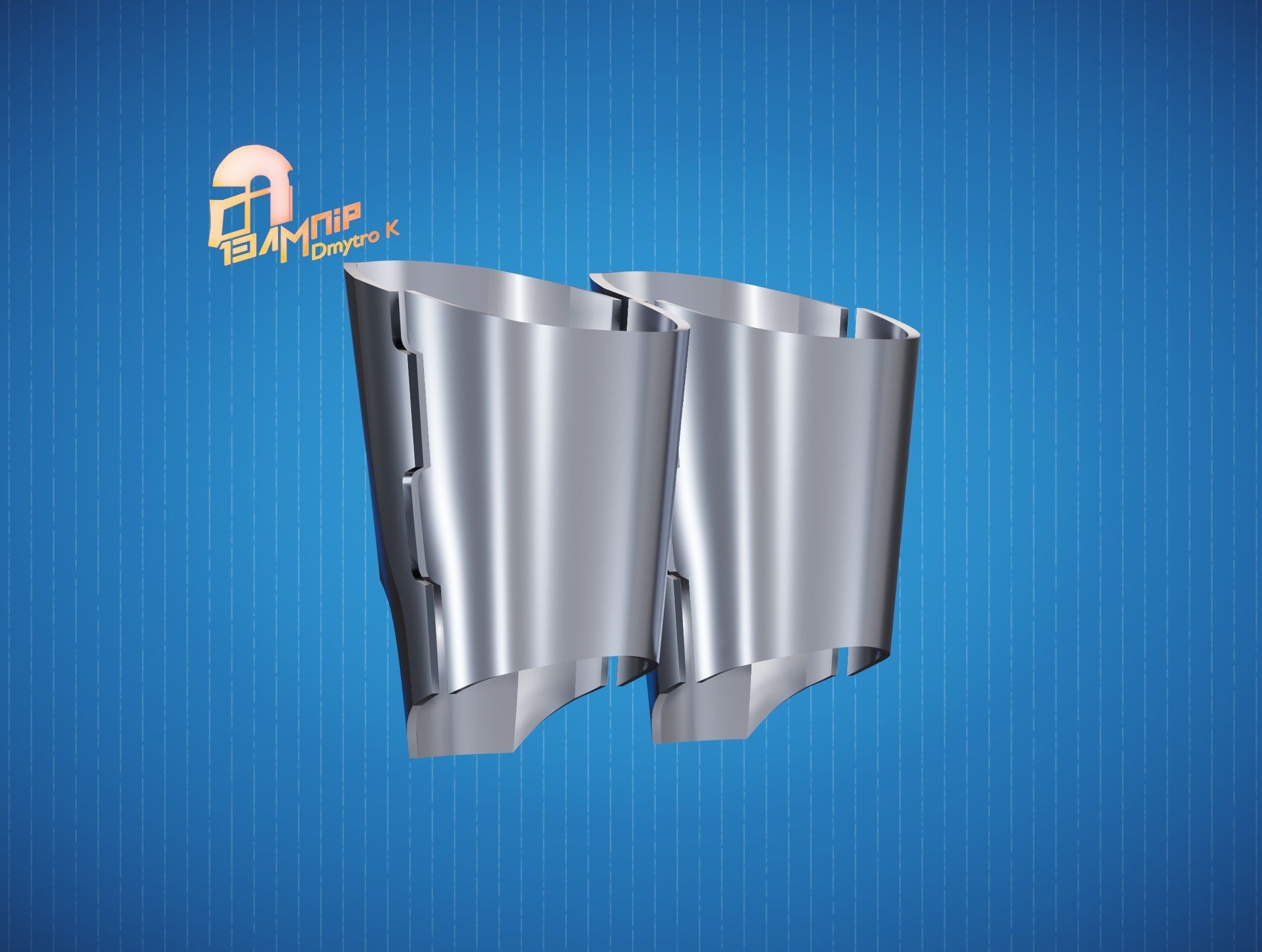 Custom Mandalorian Gauntlets 1 3D print model_4