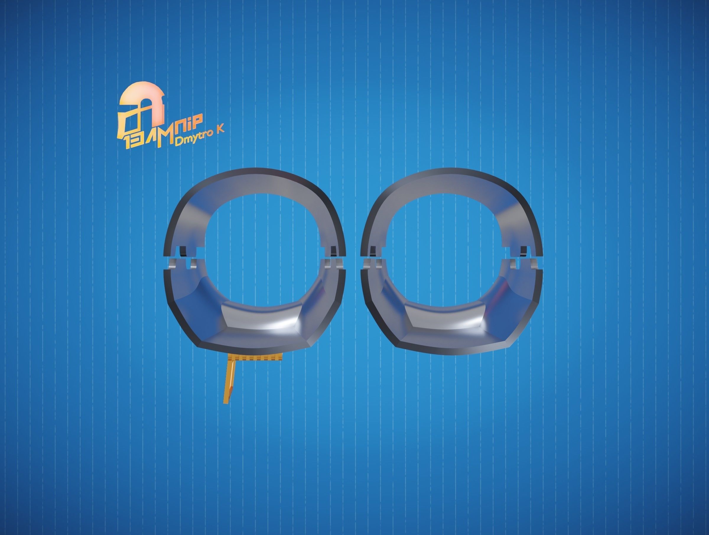 Custom Mandalorian Gauntlets 1 3D print model_11