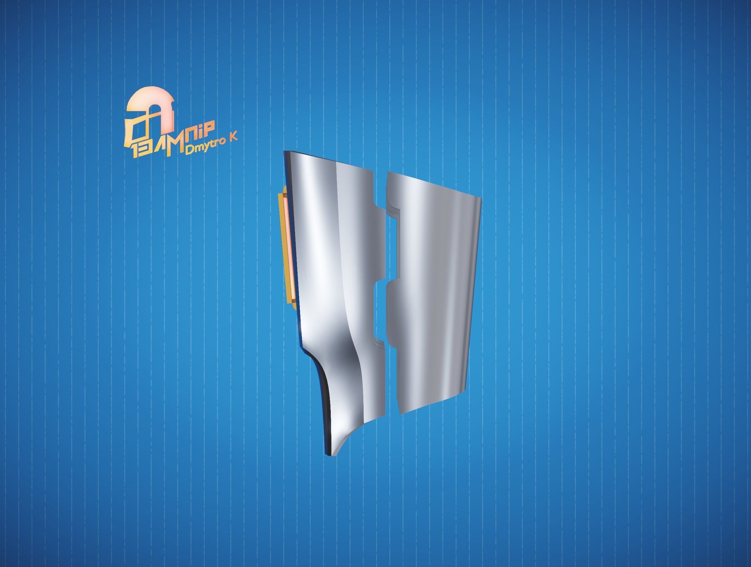 Custom Mandalorian Gauntlets 1 3D print model_3