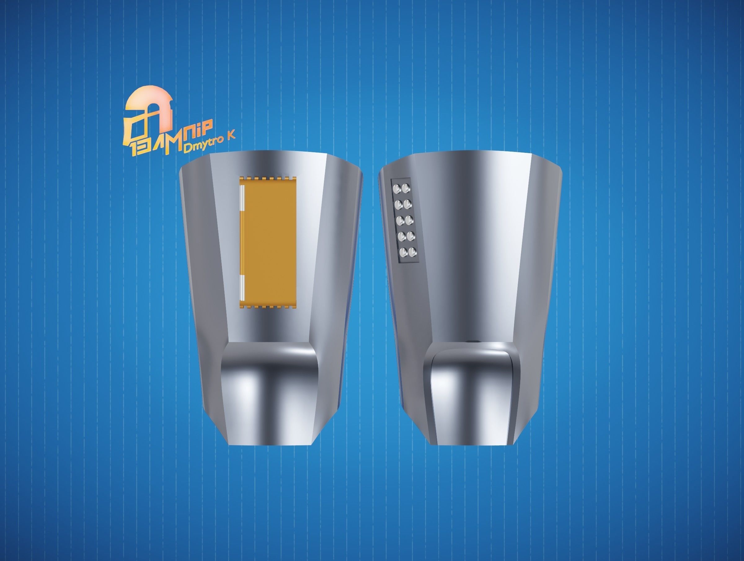 Custom Mandalorian Gauntlets 1 3D print model_1