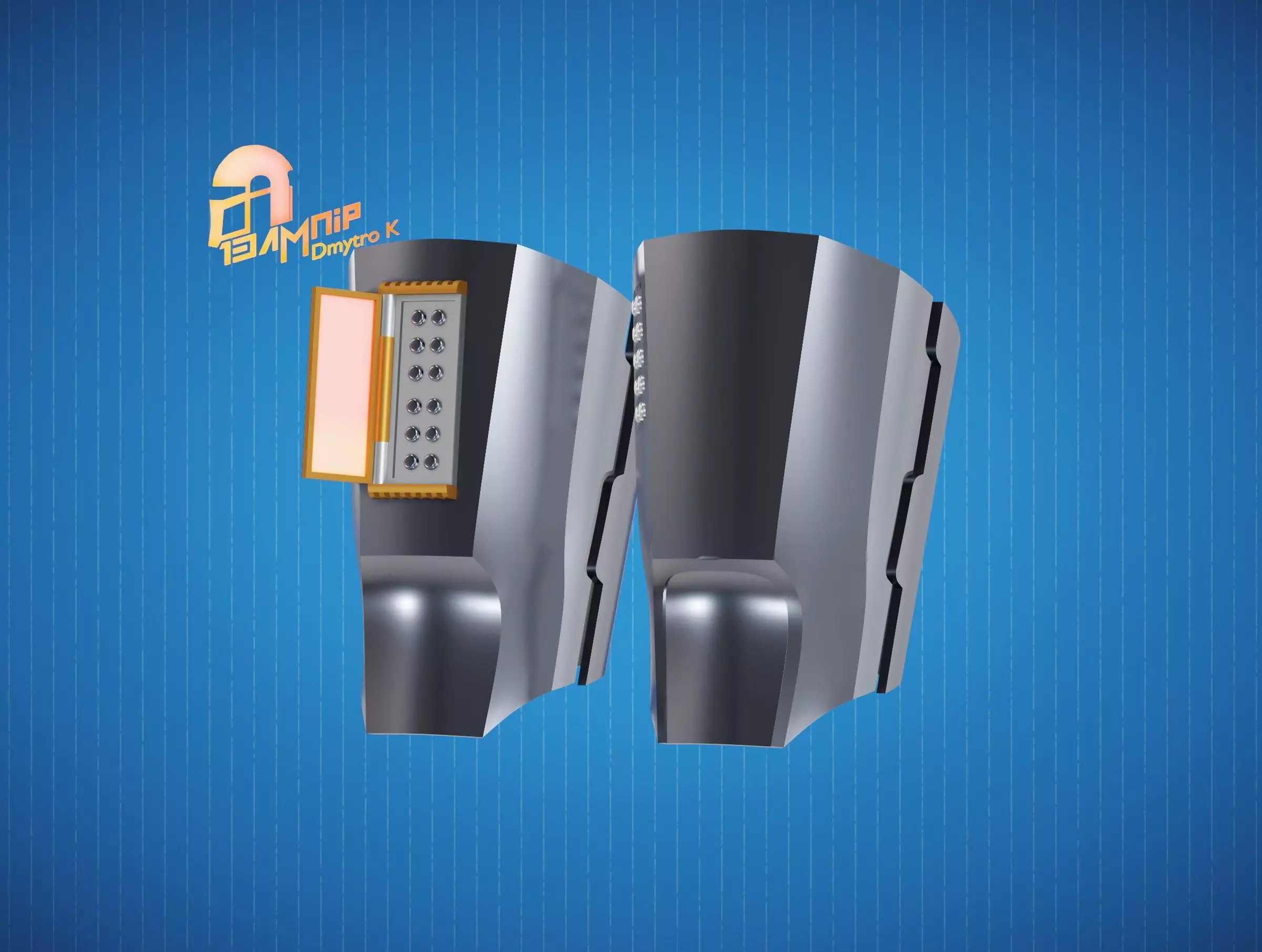 Custom Mandalorian Gauntlets 1 3D print model_0