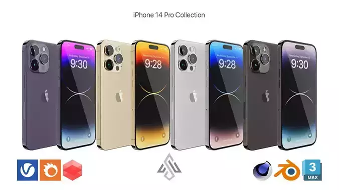 iPhone 14 Pro Collection 3D model
