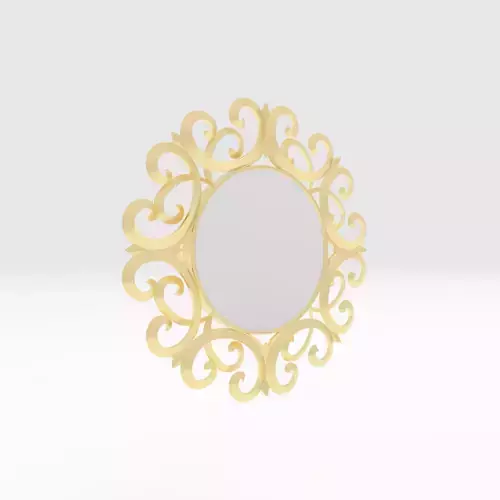 Mirror 1 silver ornate frame