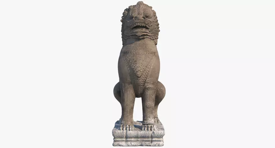 Bayon Lion 3D model