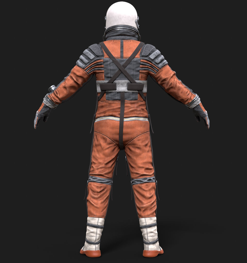 CS04 Space Suit FULL VERSION Low-poly 3D model_45
