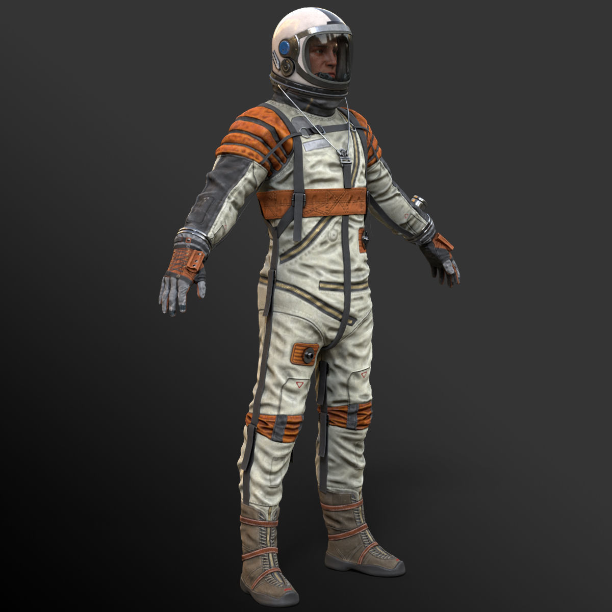 CS04 Space Suit FULL VERSION Low-poly 3D model_56
