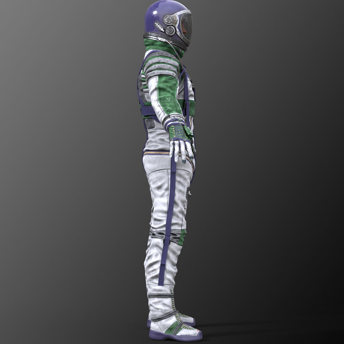 CS04 Space Suit FULL VERSION Low-poly 3D model_38