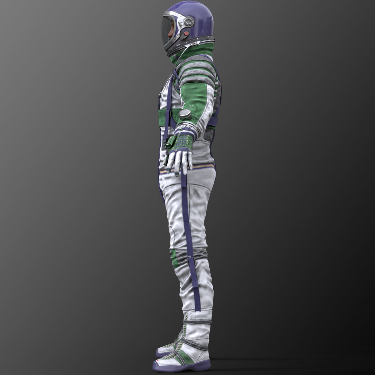 CS04 Space Suit FULL VERSION Low-poly 3D model_35