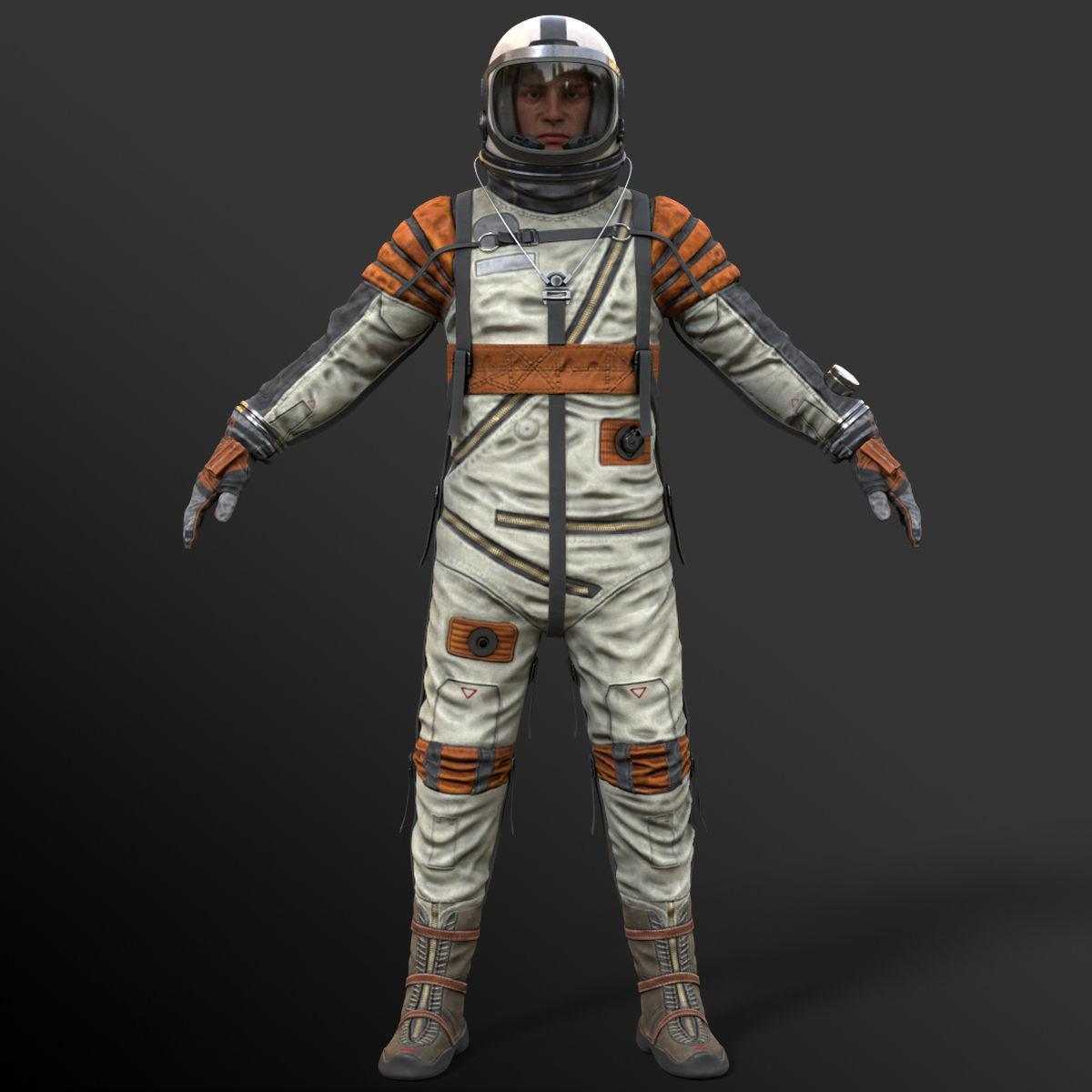 CS04 Space Suit FULL VERSION Low-poly 3D model_55
