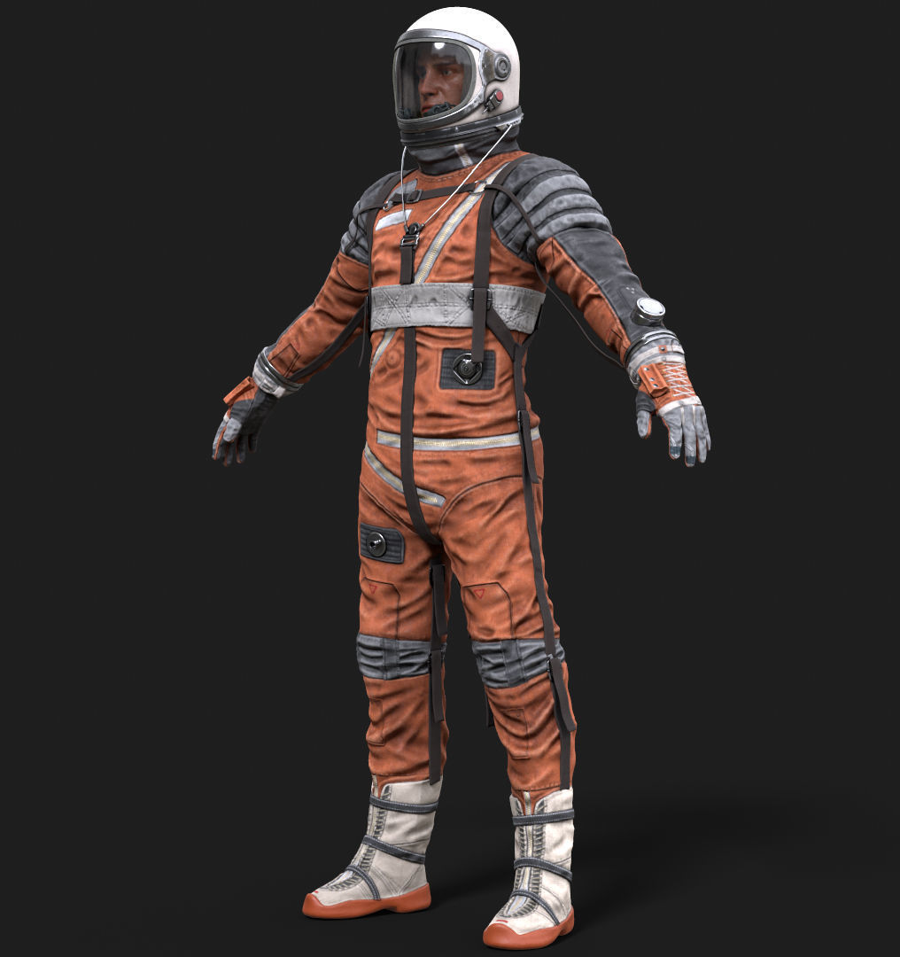 CS04 Space Suit FULL VERSION Low-poly 3D model_46