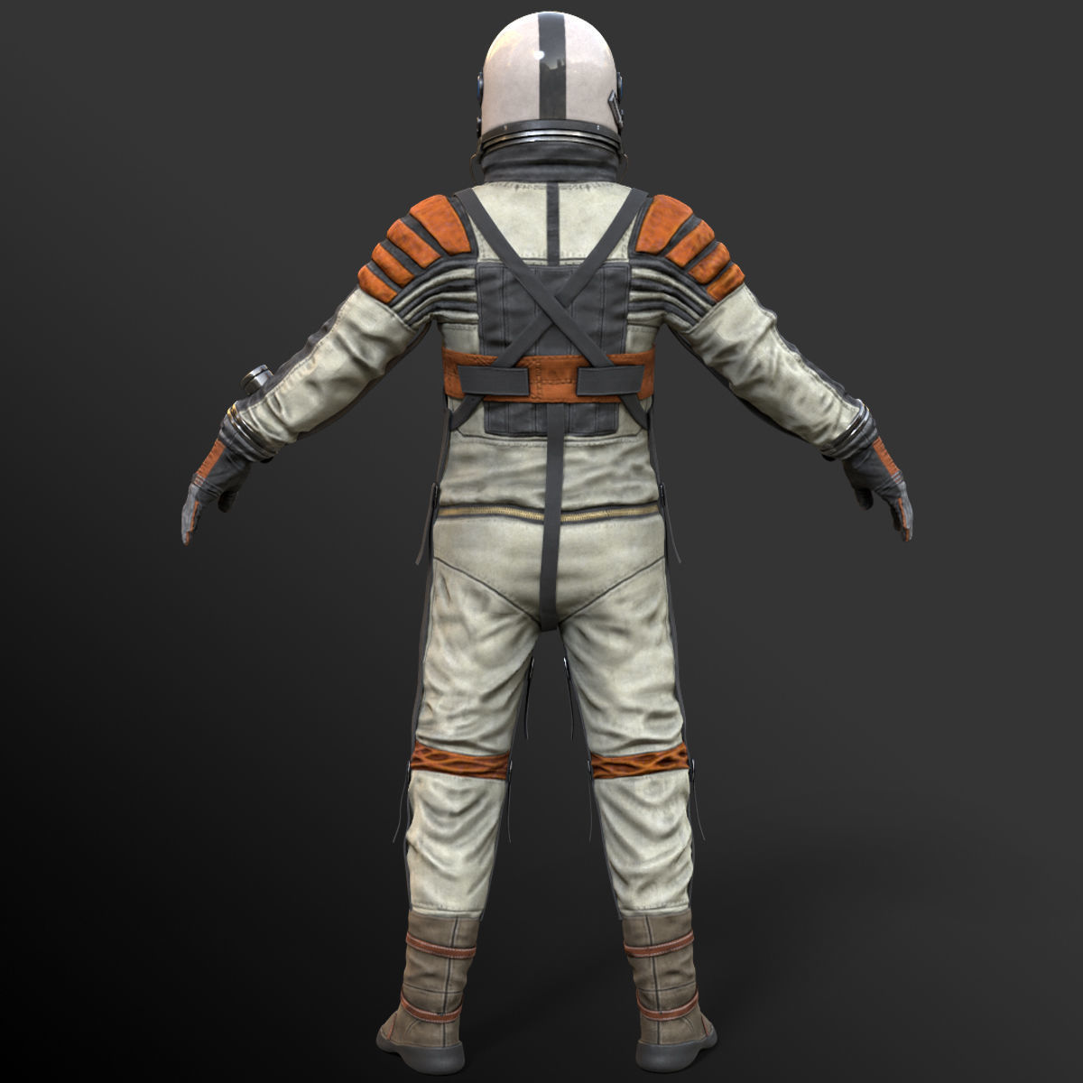 CS04 Space Suit FULL VERSION Low-poly 3D model_61