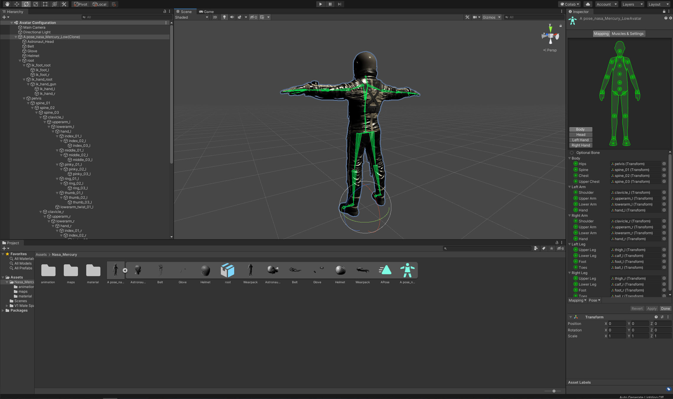 CS04 Space Suit FULL VERSION Low-poly 3D model_64