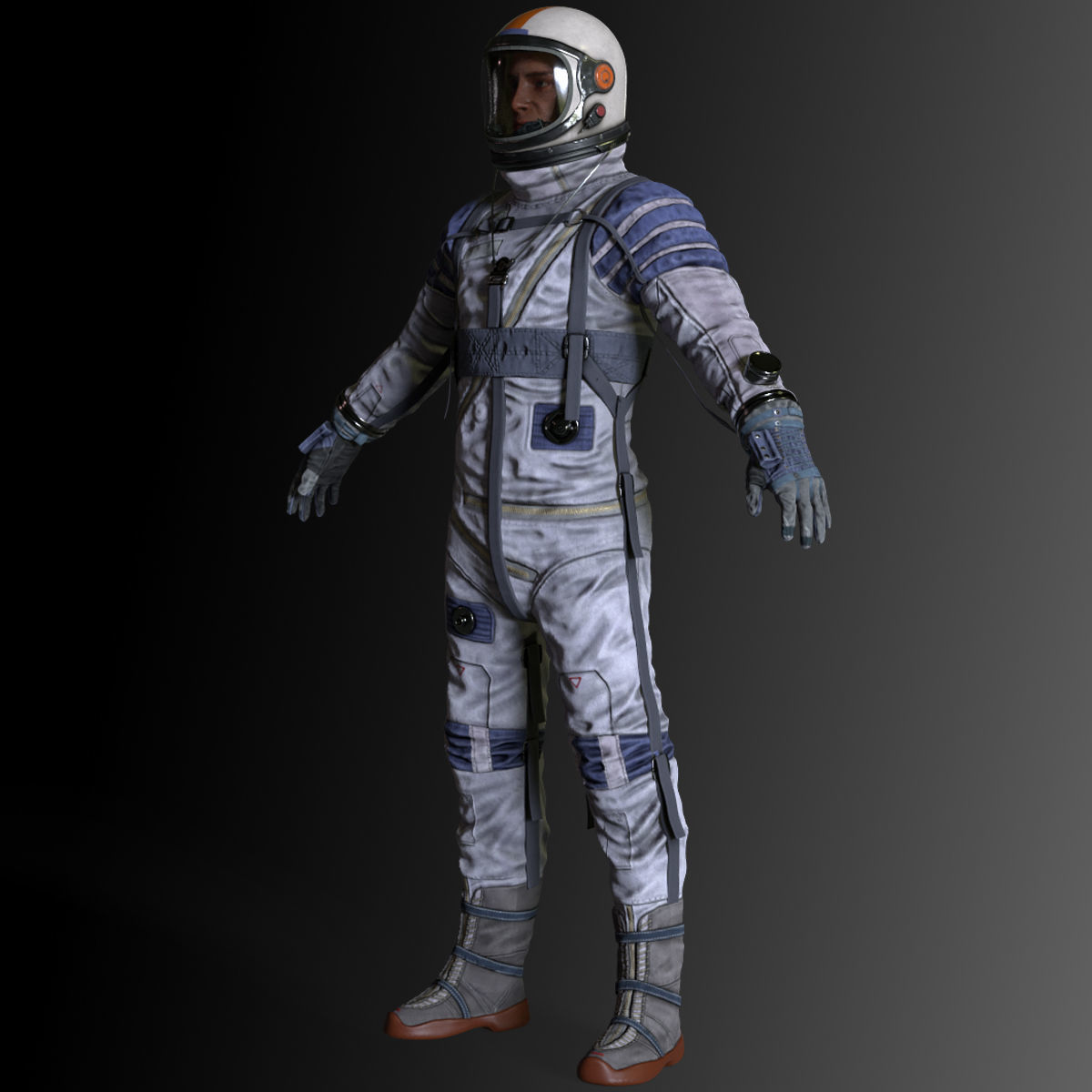 CS04 Space Suit FULL VERSION Low-poly 3D model_54