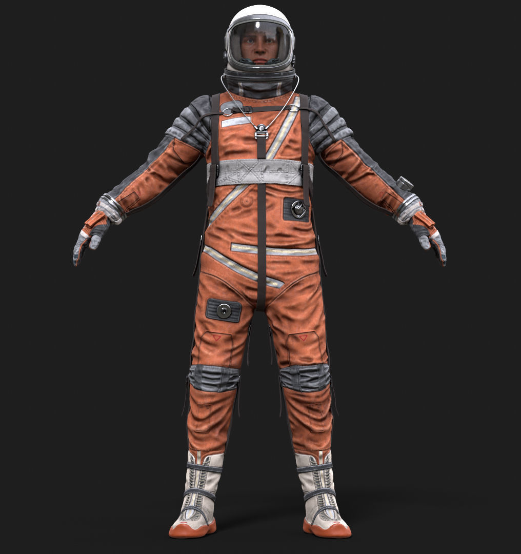 CS04 Space Suit FULL VERSION Low-poly 3D model_40