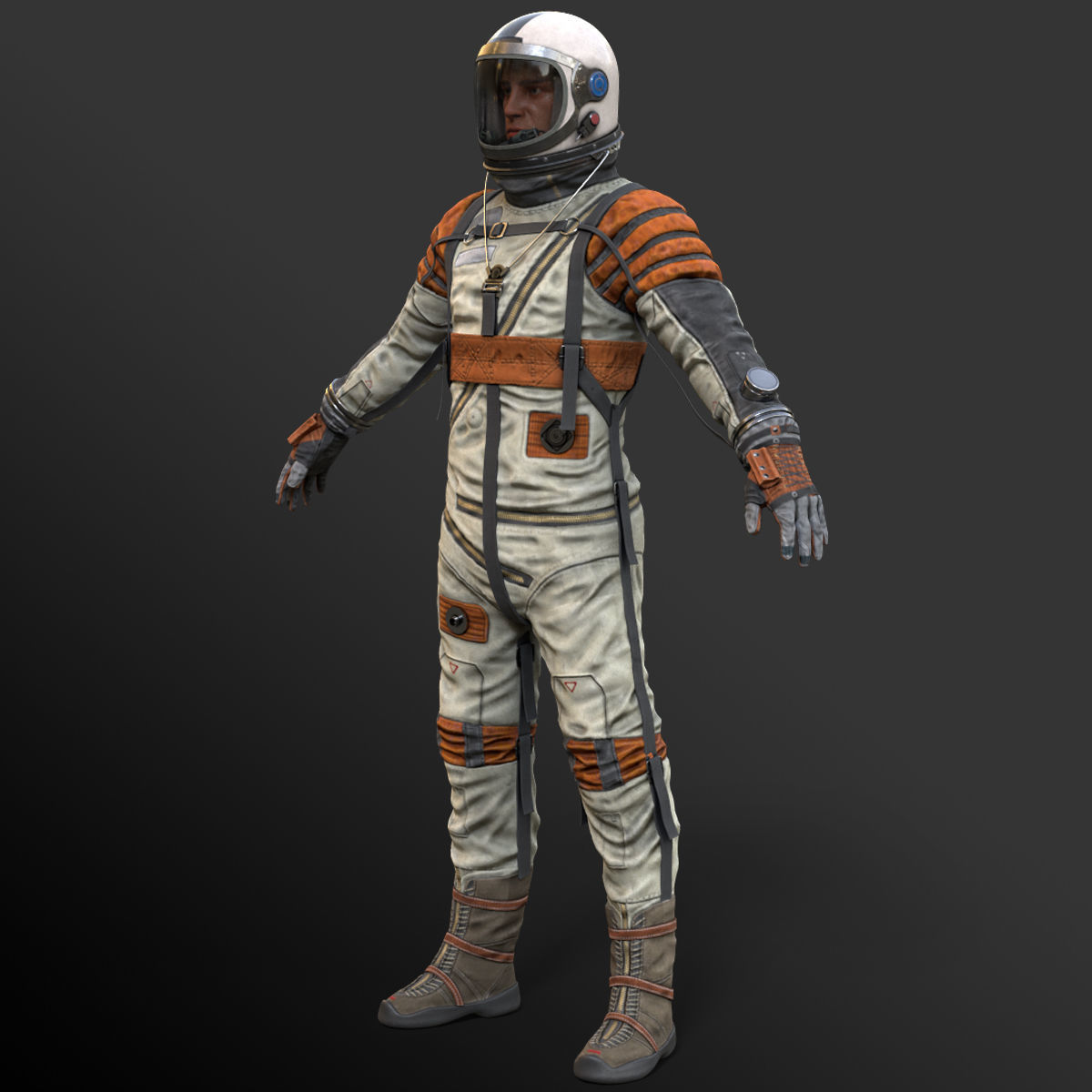 CS04 Space Suit FULL VERSION Low-poly 3D model_62
