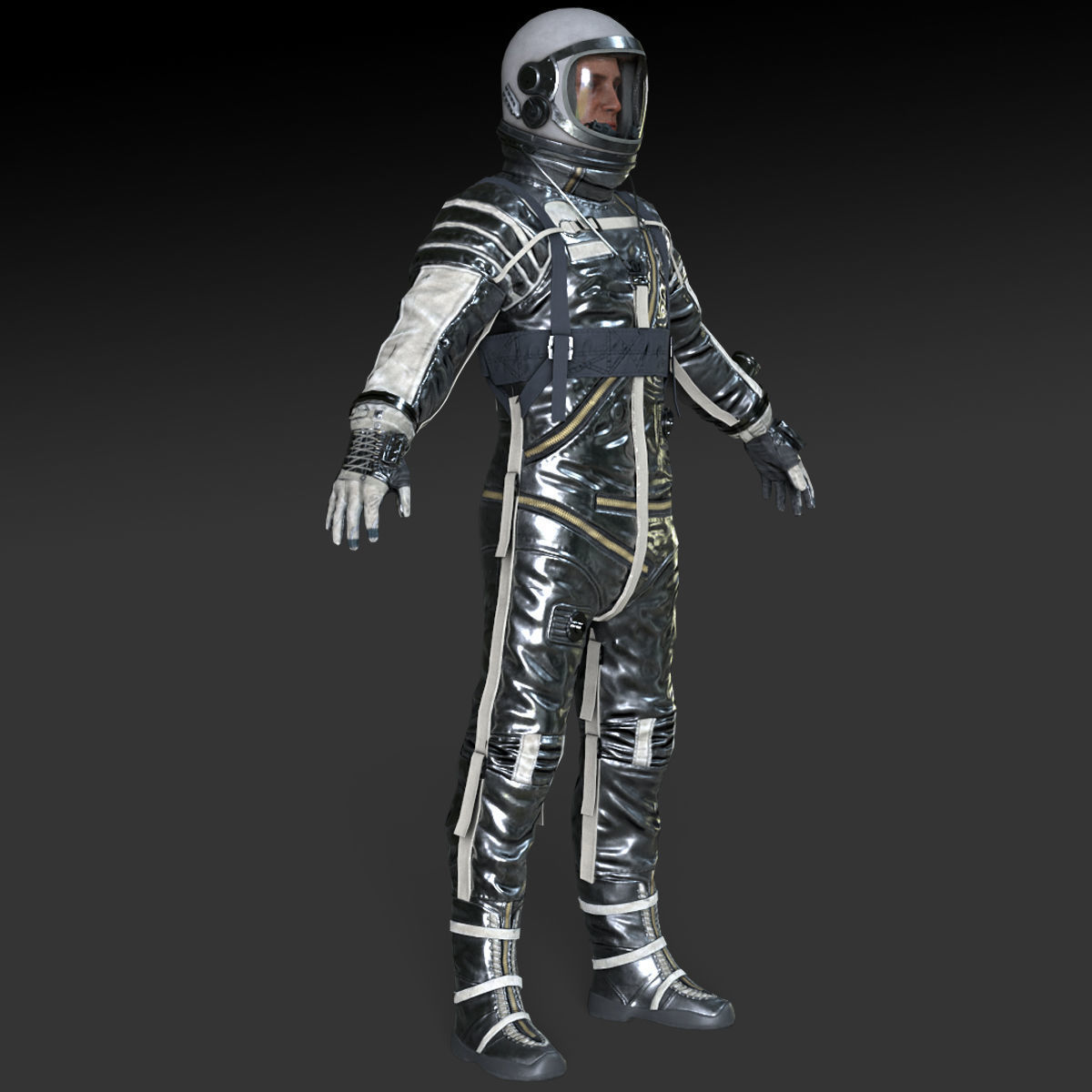 CS04 Space Suit FULL VERSION Low-poly 3D model_24
