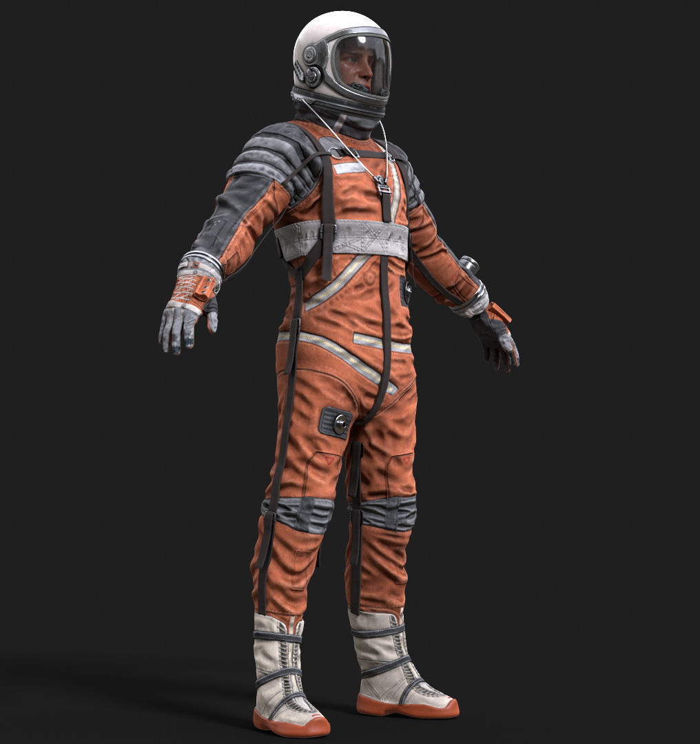 CS04 Space Suit FULL VERSION Low-poly 3D model_39