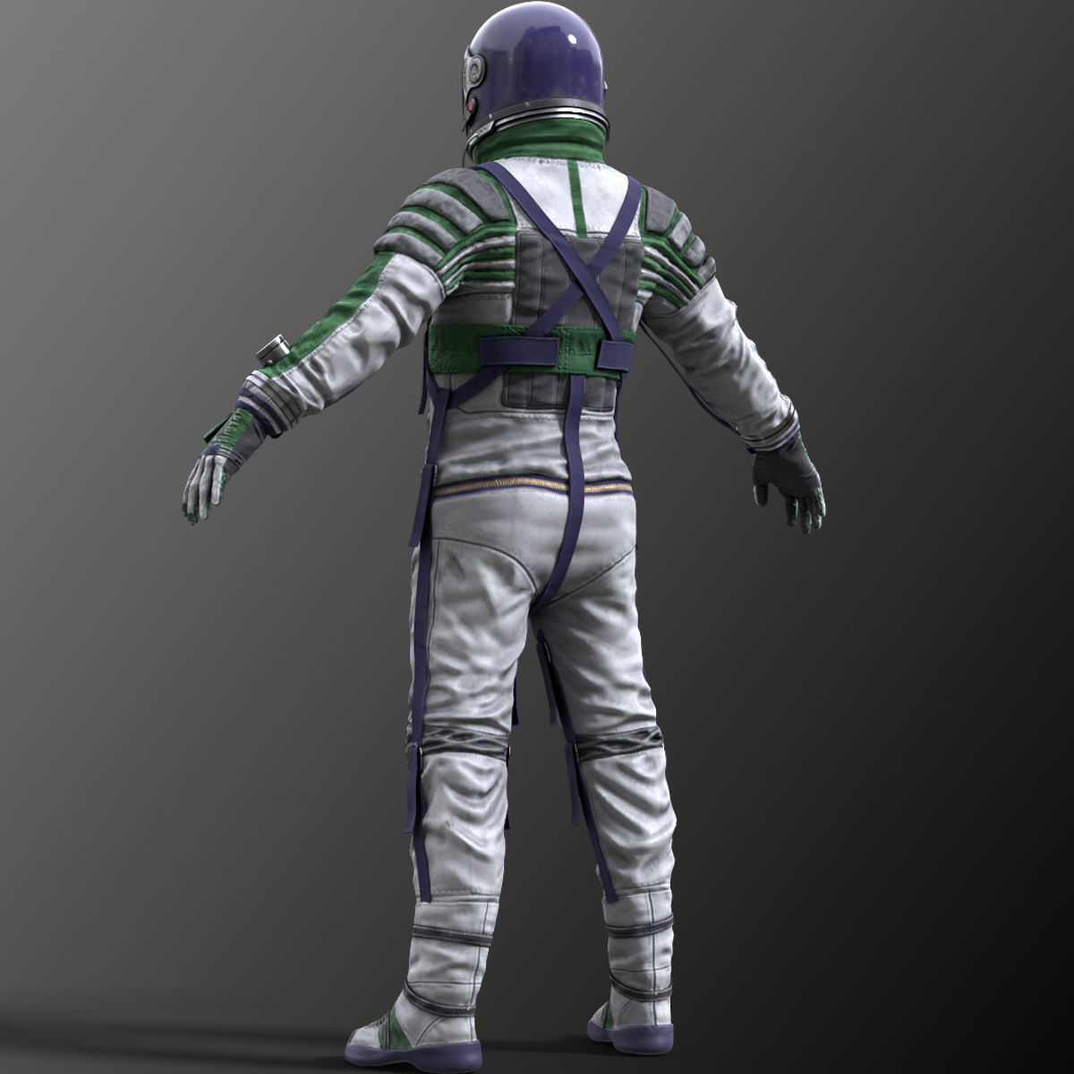 CS04 Space Suit FULL VERSION Low-poly 3D model_36