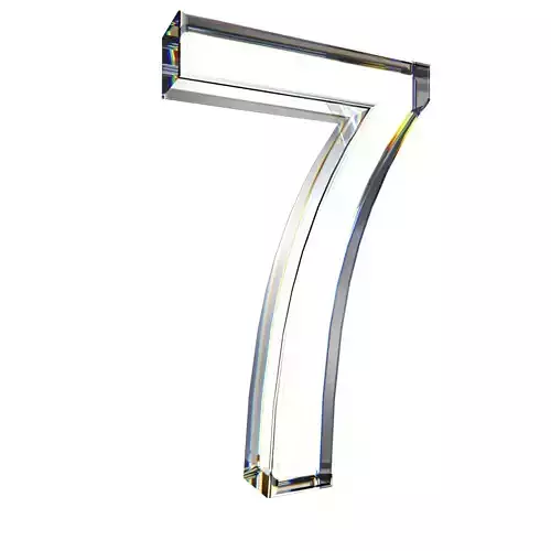 number7 glass number seven