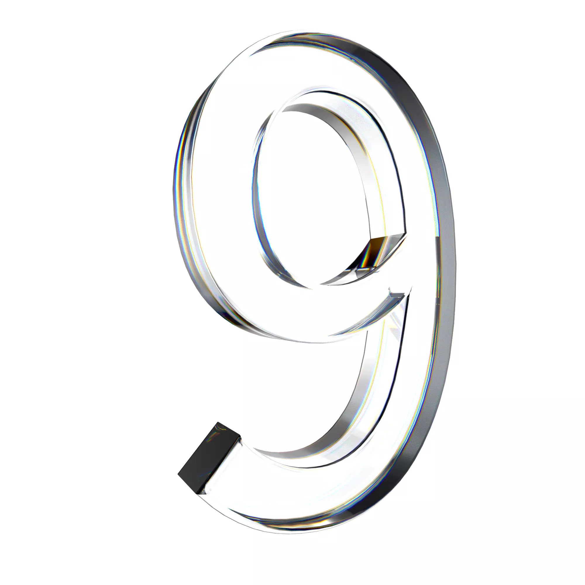 number9 number nine 3D model_0