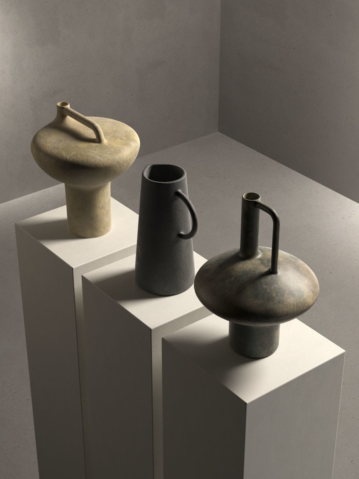 Vase Set 87 3D model_1