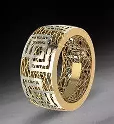 Ring4 gold and silver ring