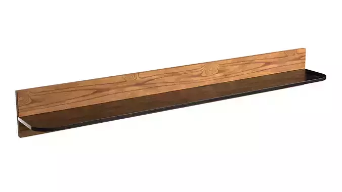 shelf wall - walnut
