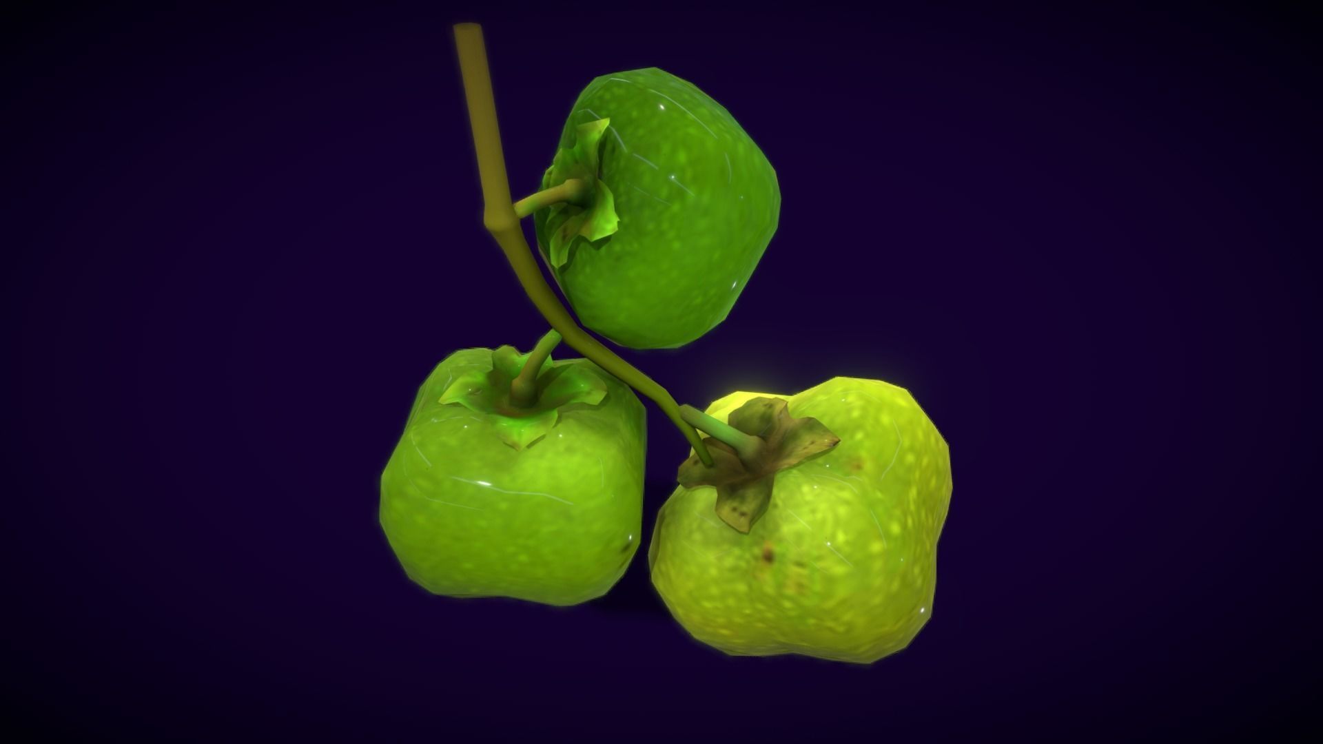 Collections Fruit Path2 Low-poly 3D model_15