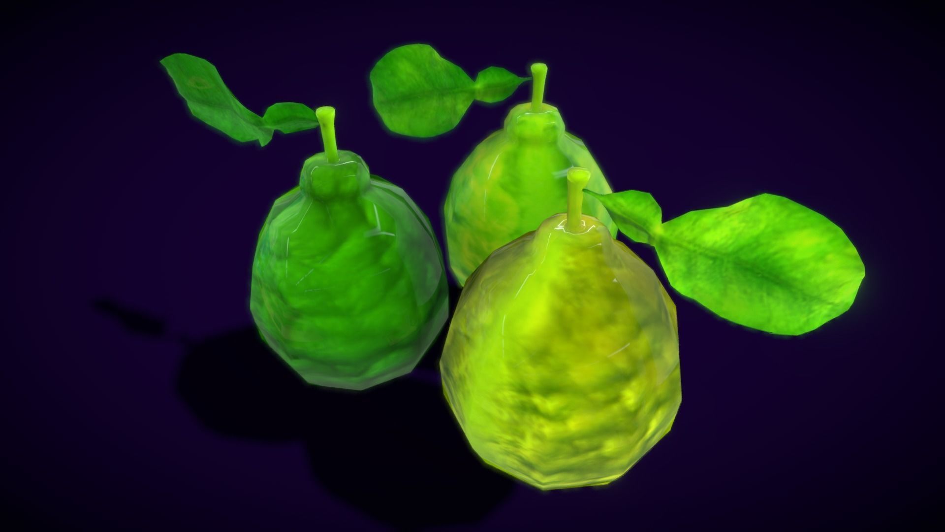 Collections Fruit Path2 Low-poly 3D model_14