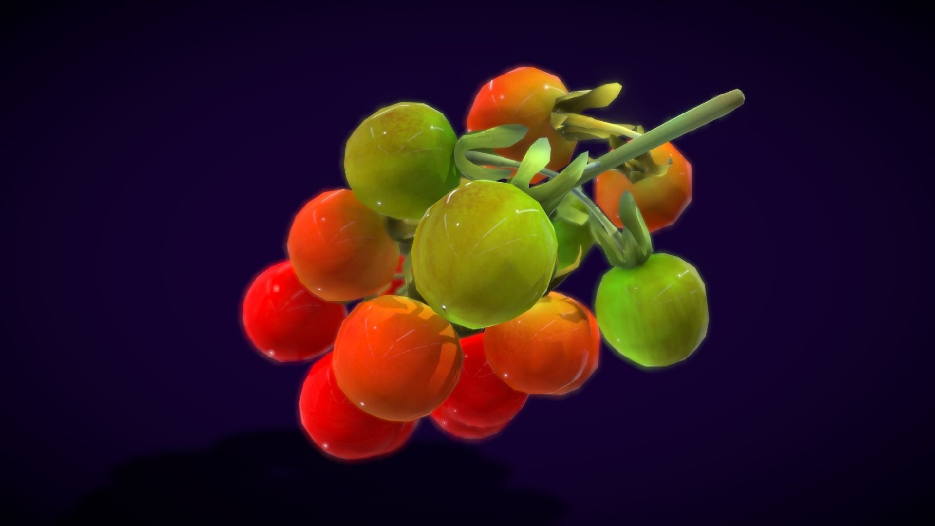Collections Fruit Path2 Low-poly 3D model_5