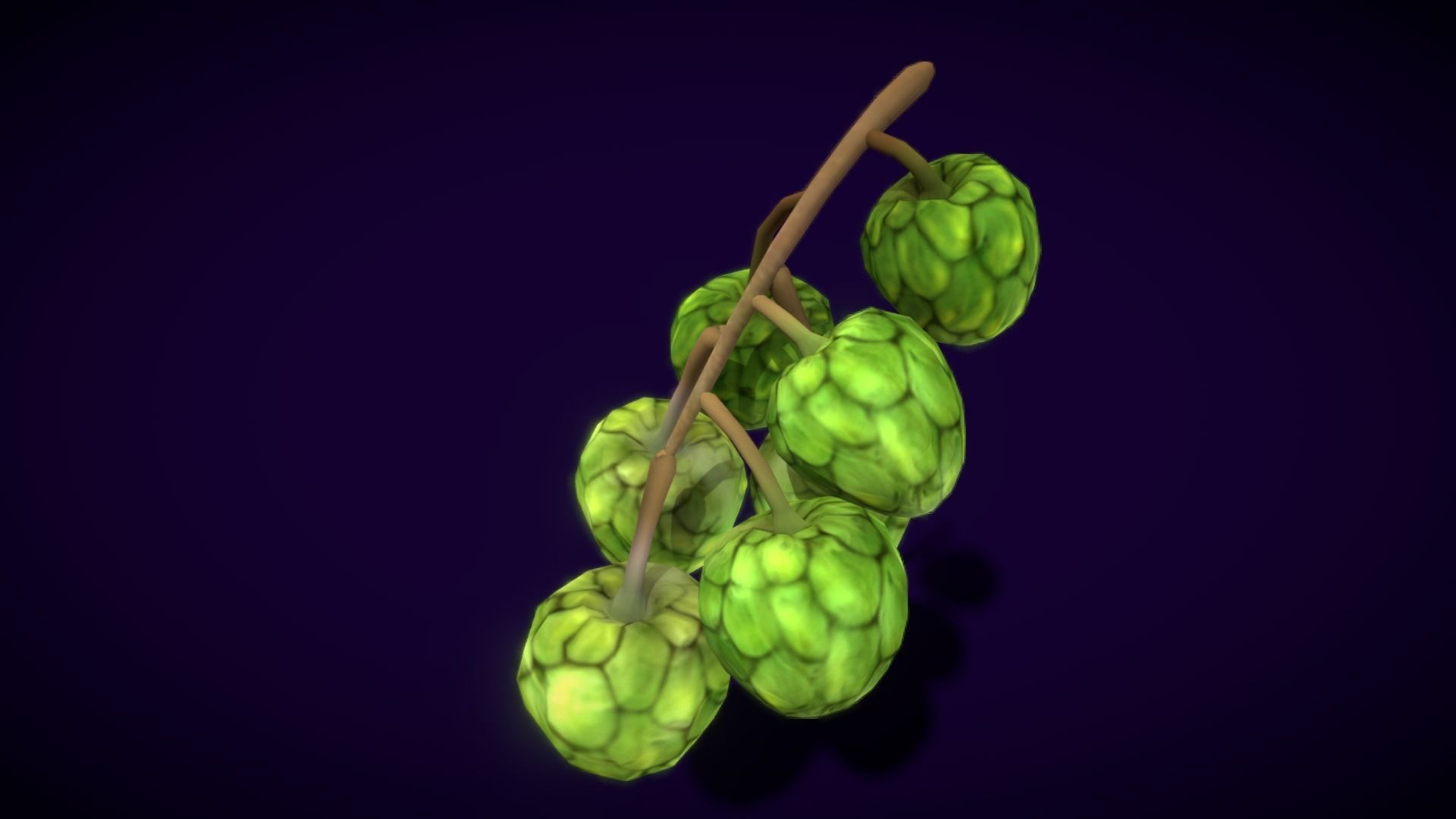 Collections Fruit Path2 Low-poly 3D model_2