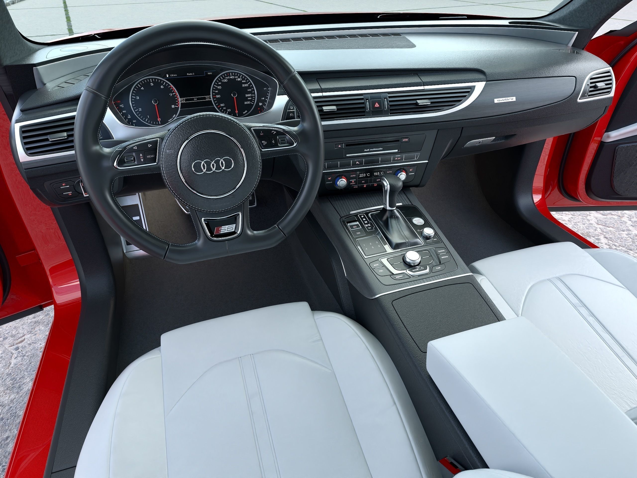 Audi S6 2016 3D model_8