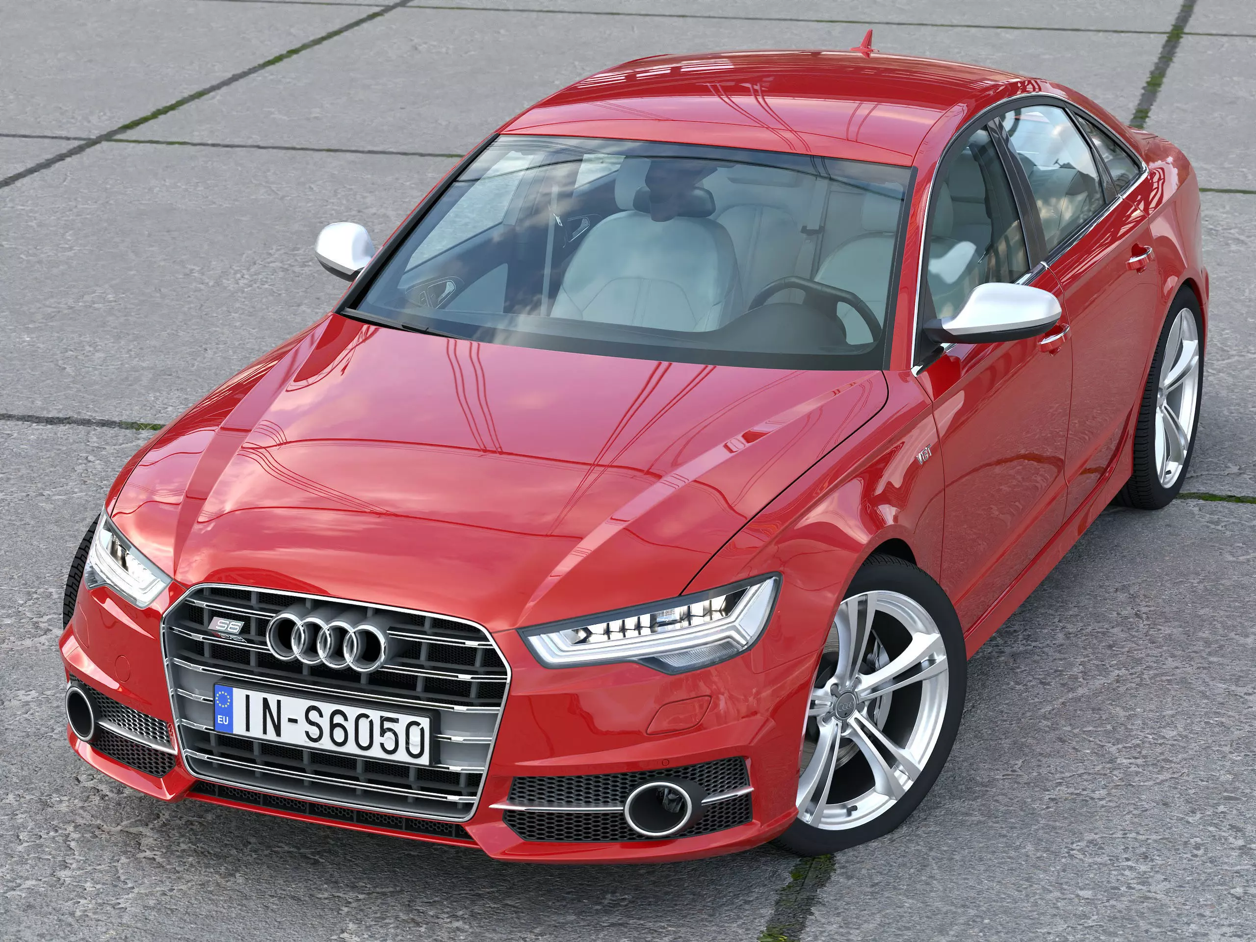 Audi S6 2016 3D model_0