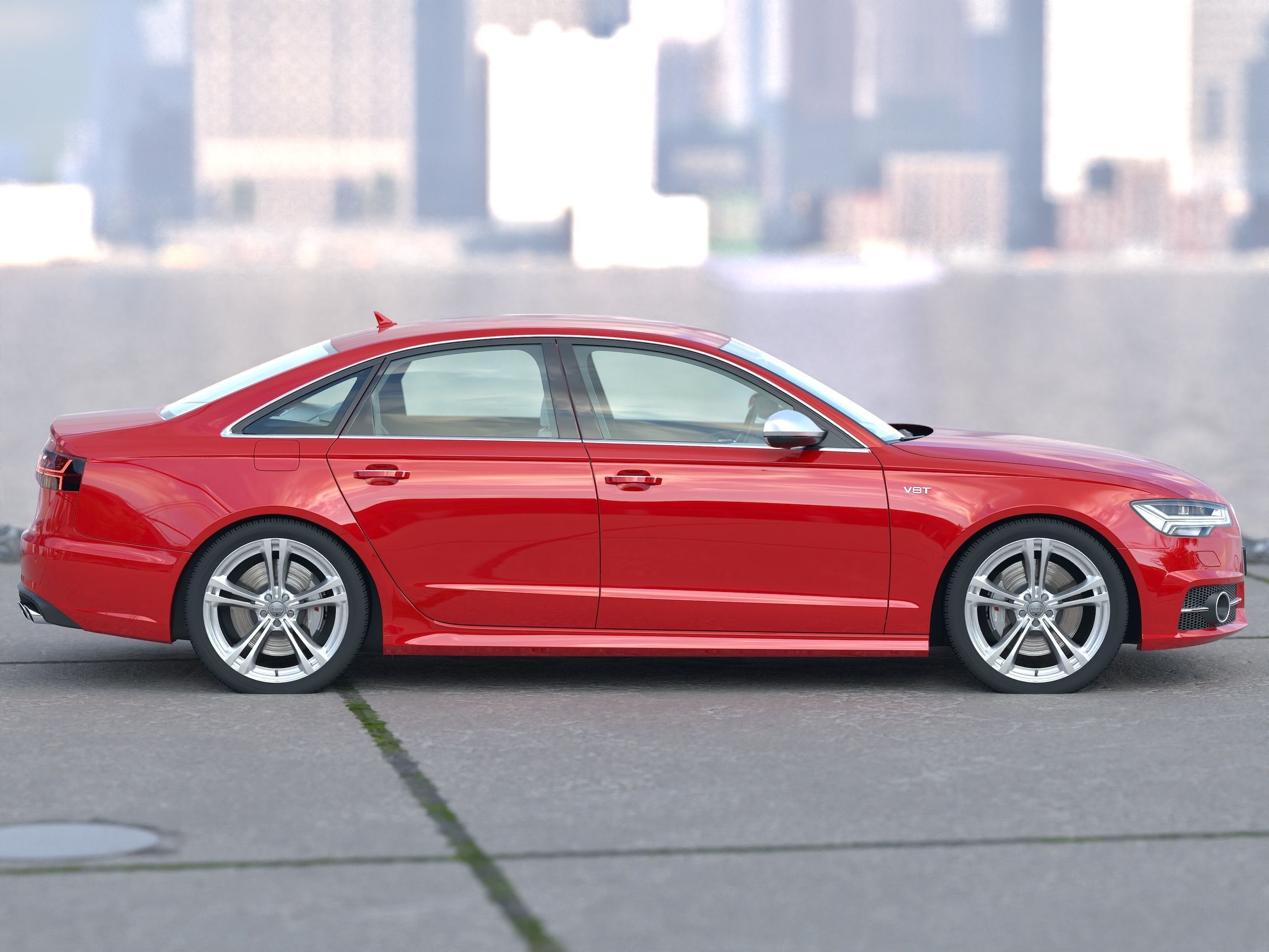 Audi S6 2016 3D model_3