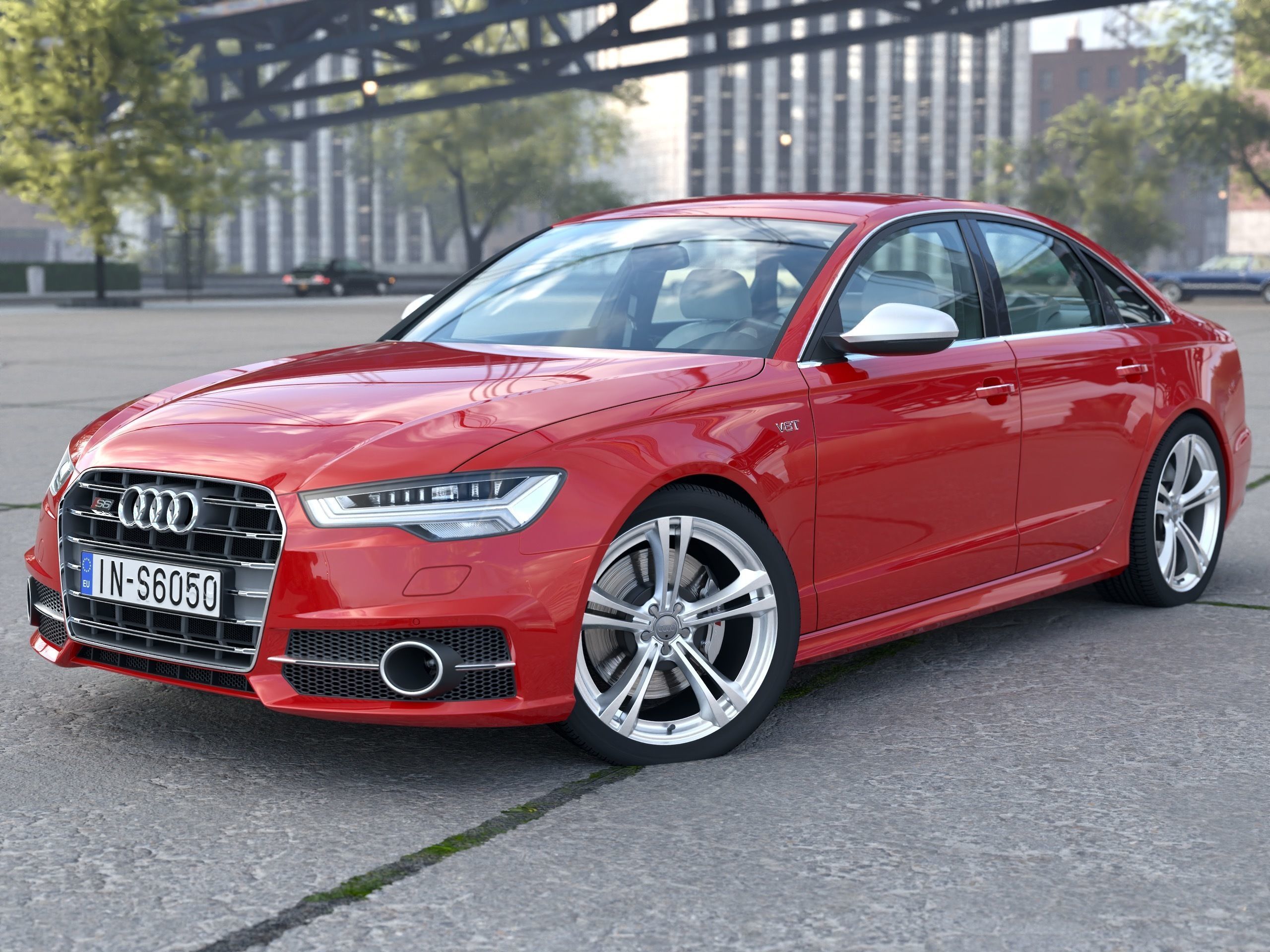 Audi S6 2016 3D model_5