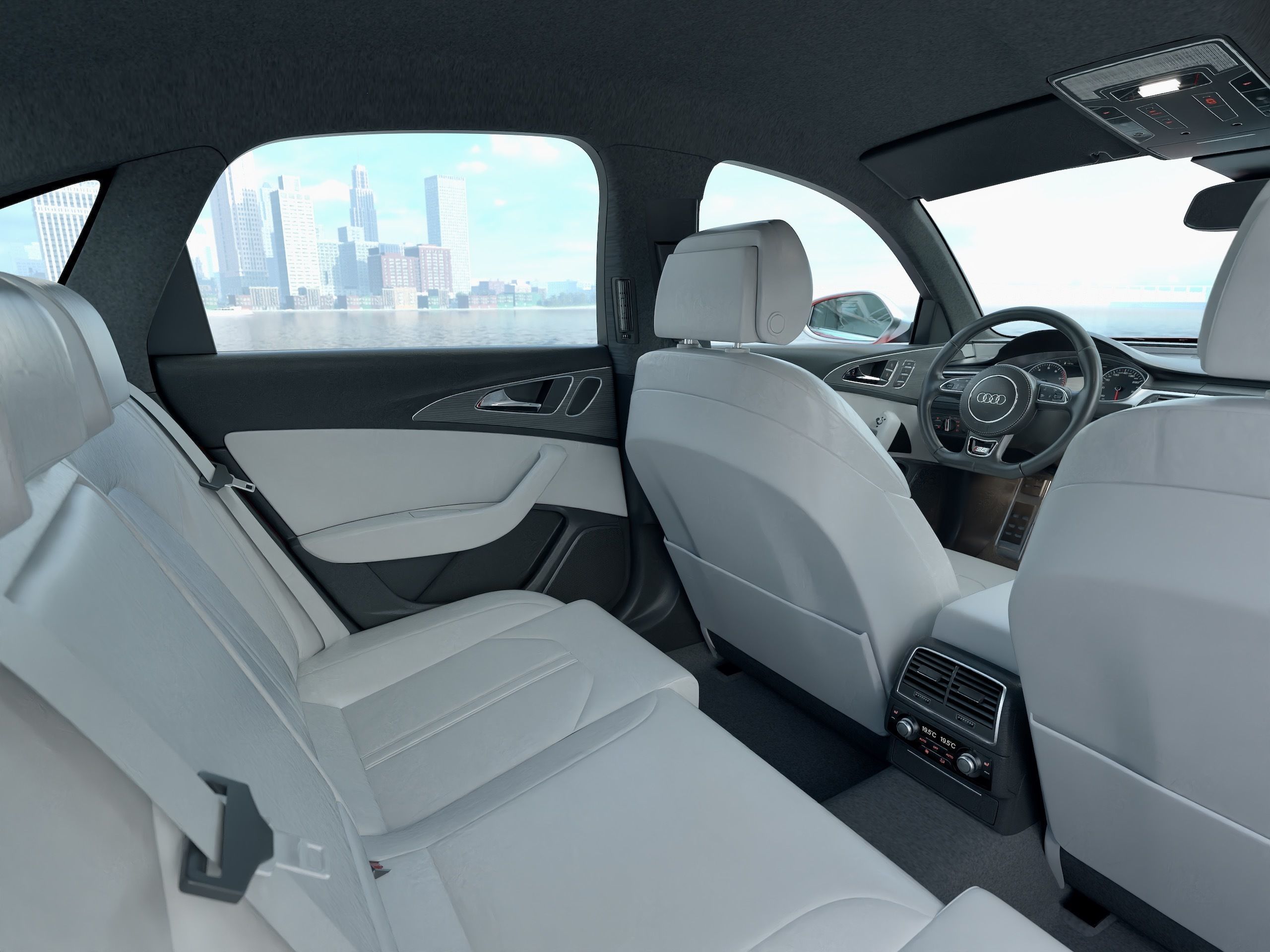 Audi S6 2016 3D model_11