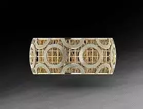 Ring5 gold and diamond cuff bracelet