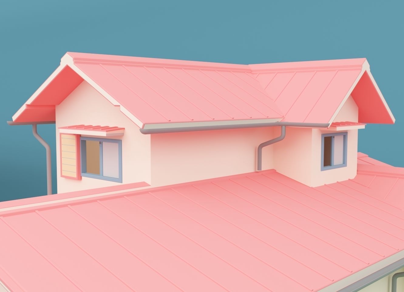 Nobita House 3D print model_5