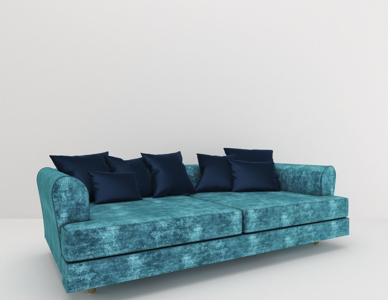 Sofa Velvet 3D model_1