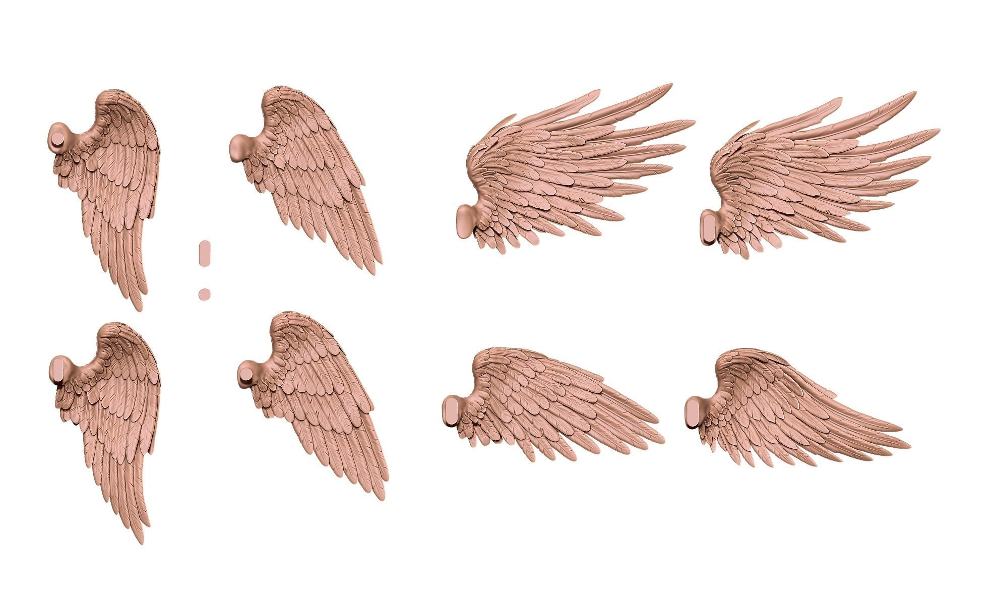 Michael Archangel - Metal - Wood - CNC Rounting and 3D print model_18
