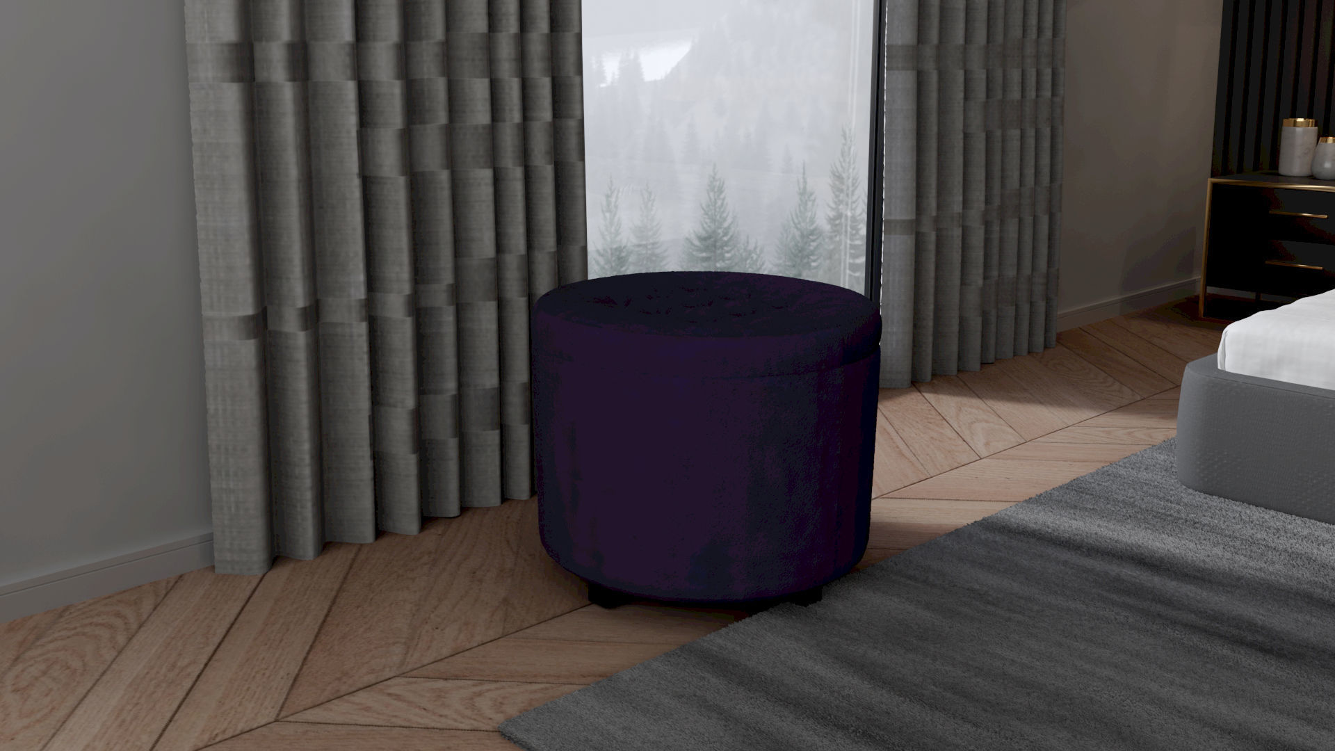 Bedroom Interior 3D model_8