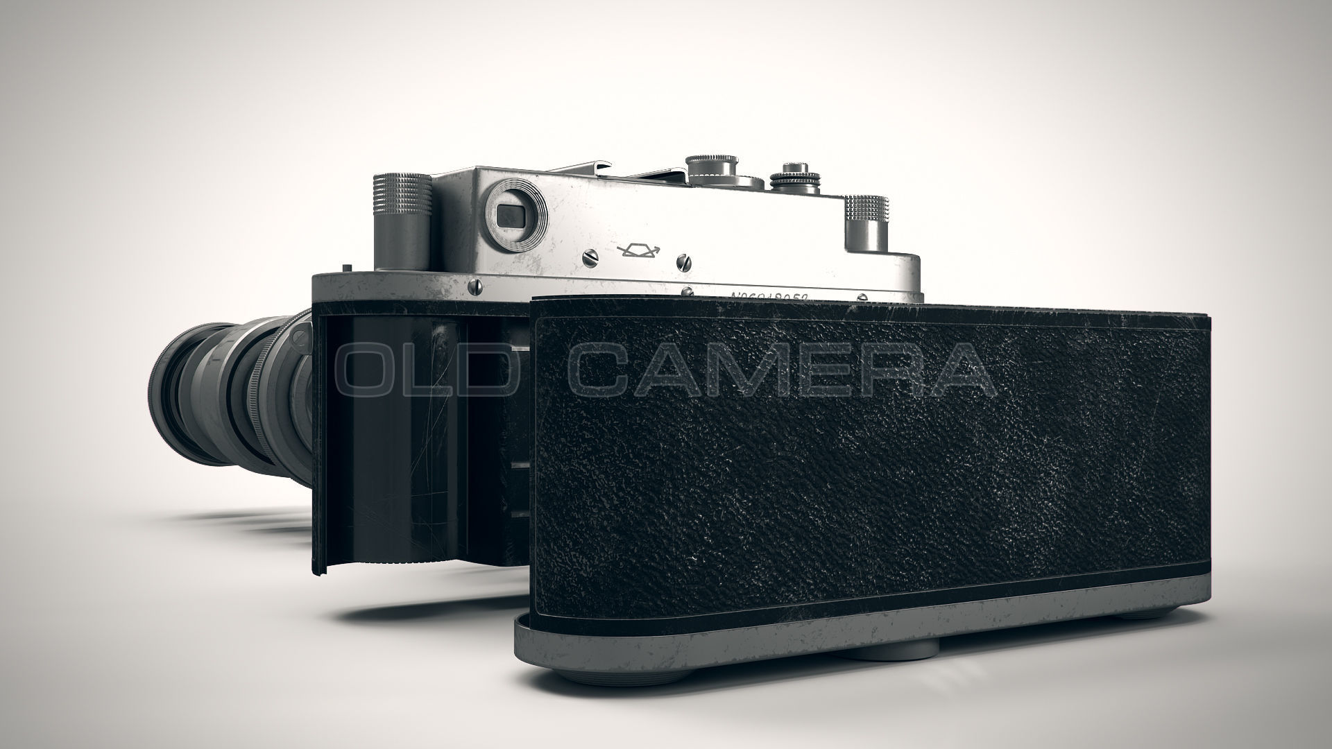 Old Camera PBR Low-poly 3D model_22