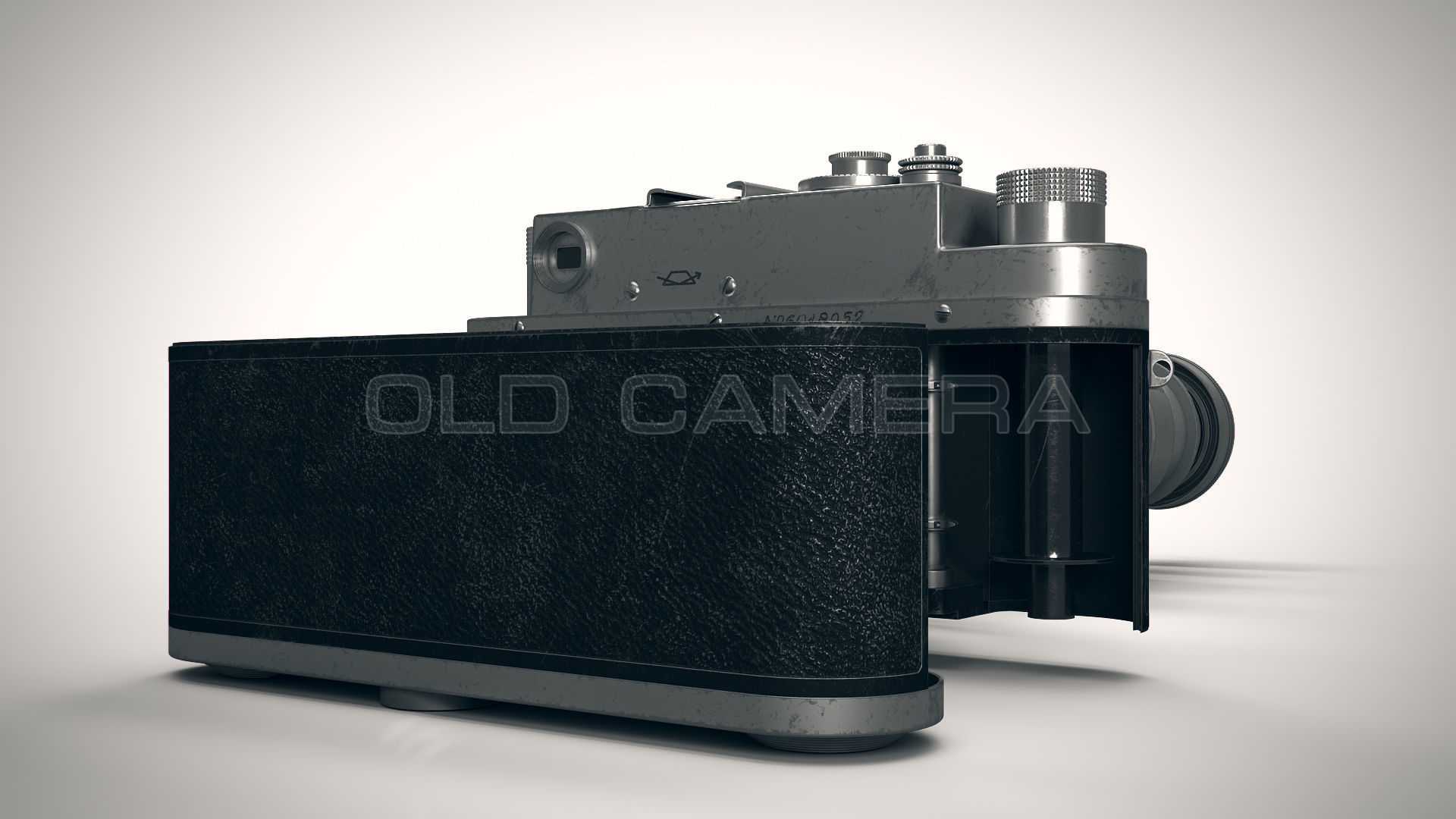 Old Camera PBR Low-poly 3D model_21