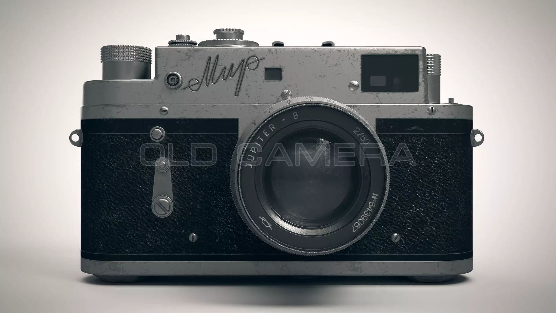 Old Camera PBR Low-poly 3D model_0