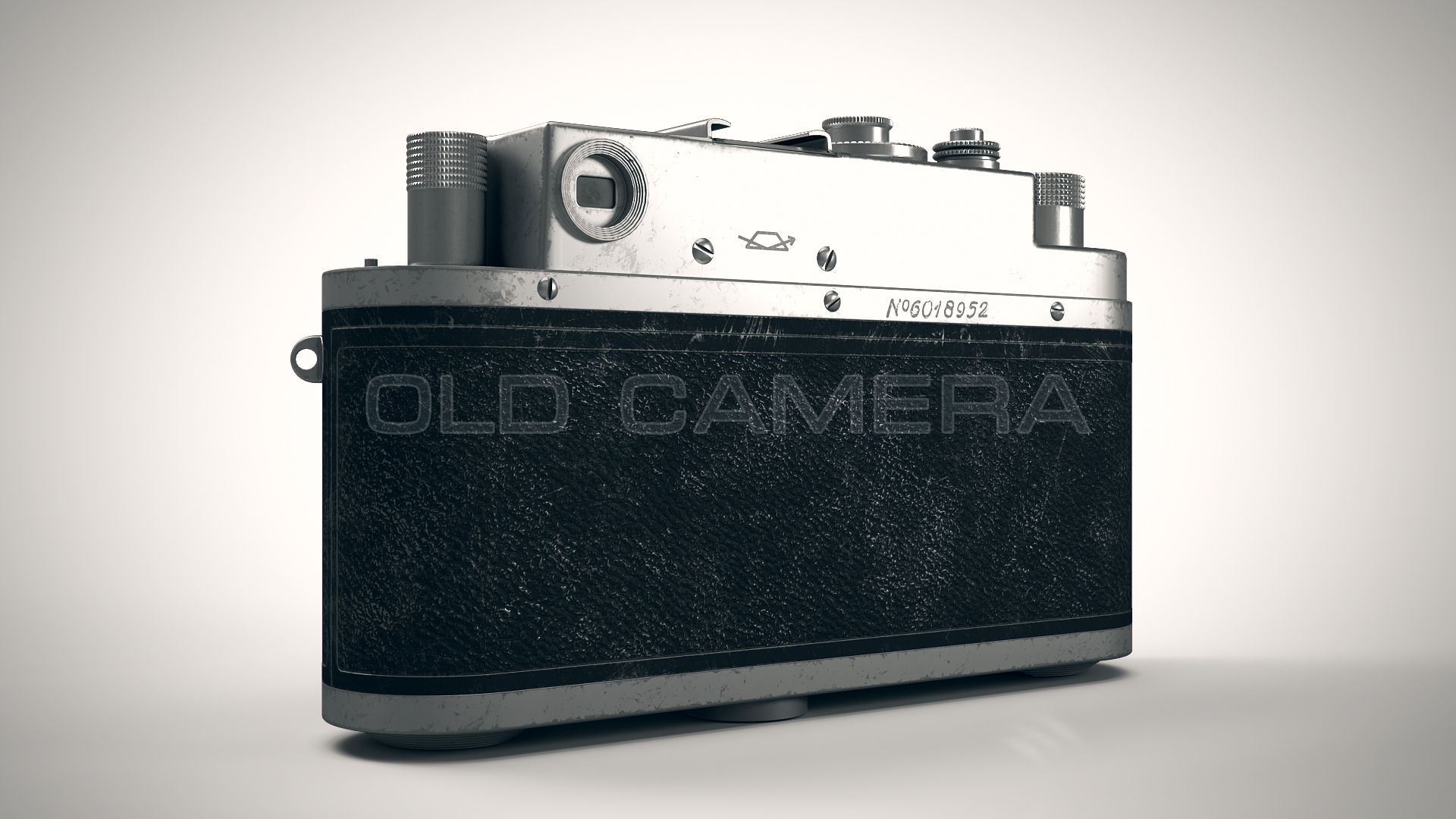 Old Camera PBR Low-poly 3D model_4