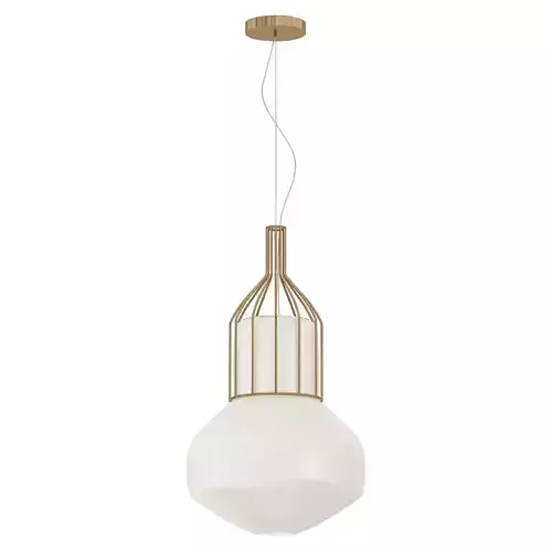 AEROSTAT pendant light in brass