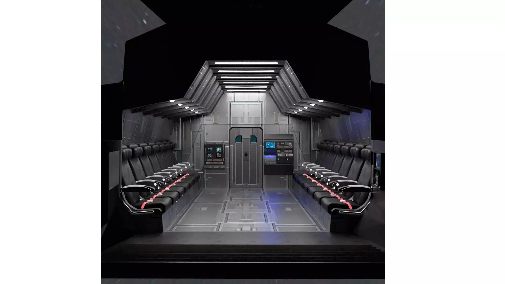 Sci - Fi Interior 3D model_0