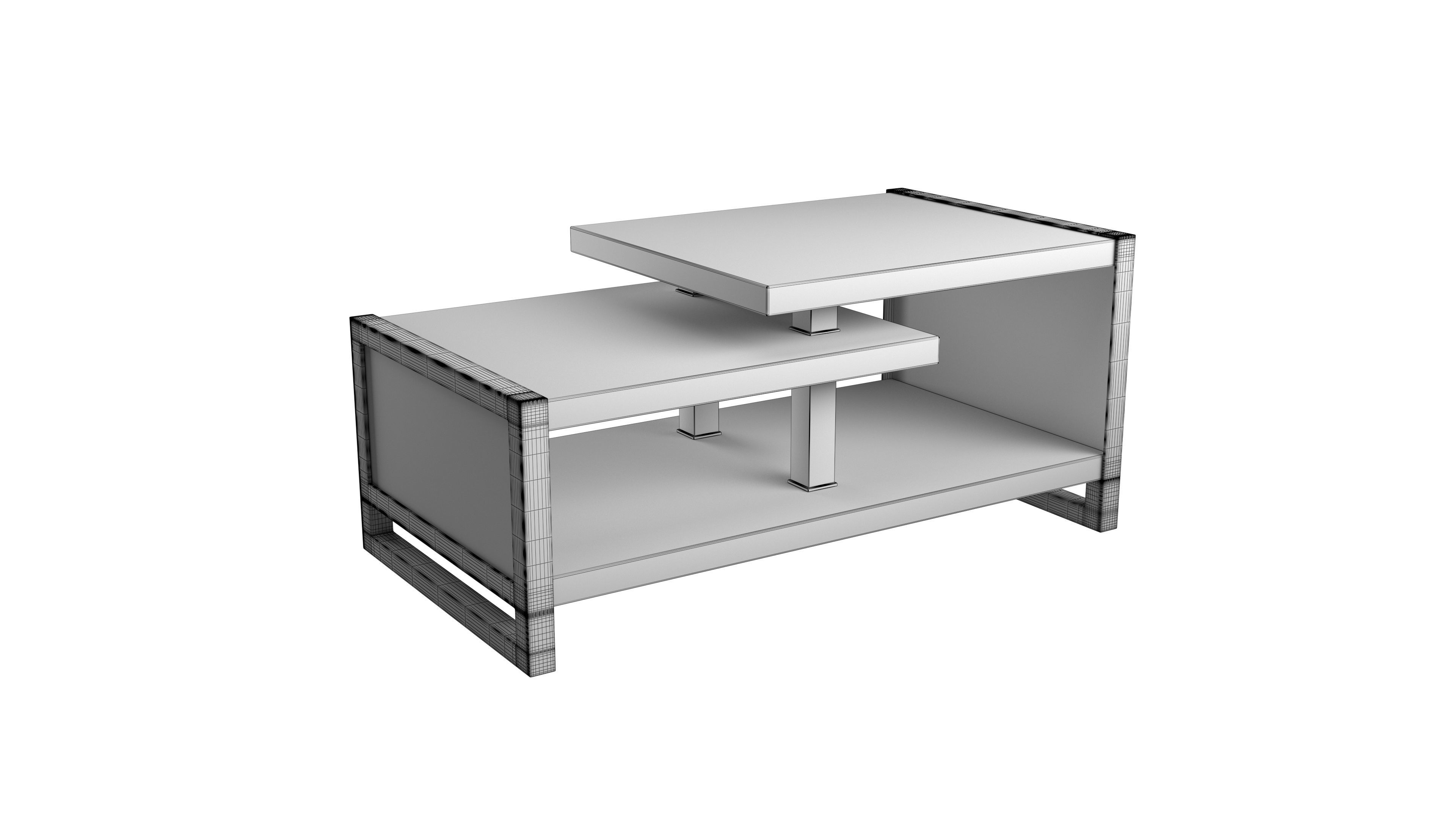 Coffee table 3D model_5