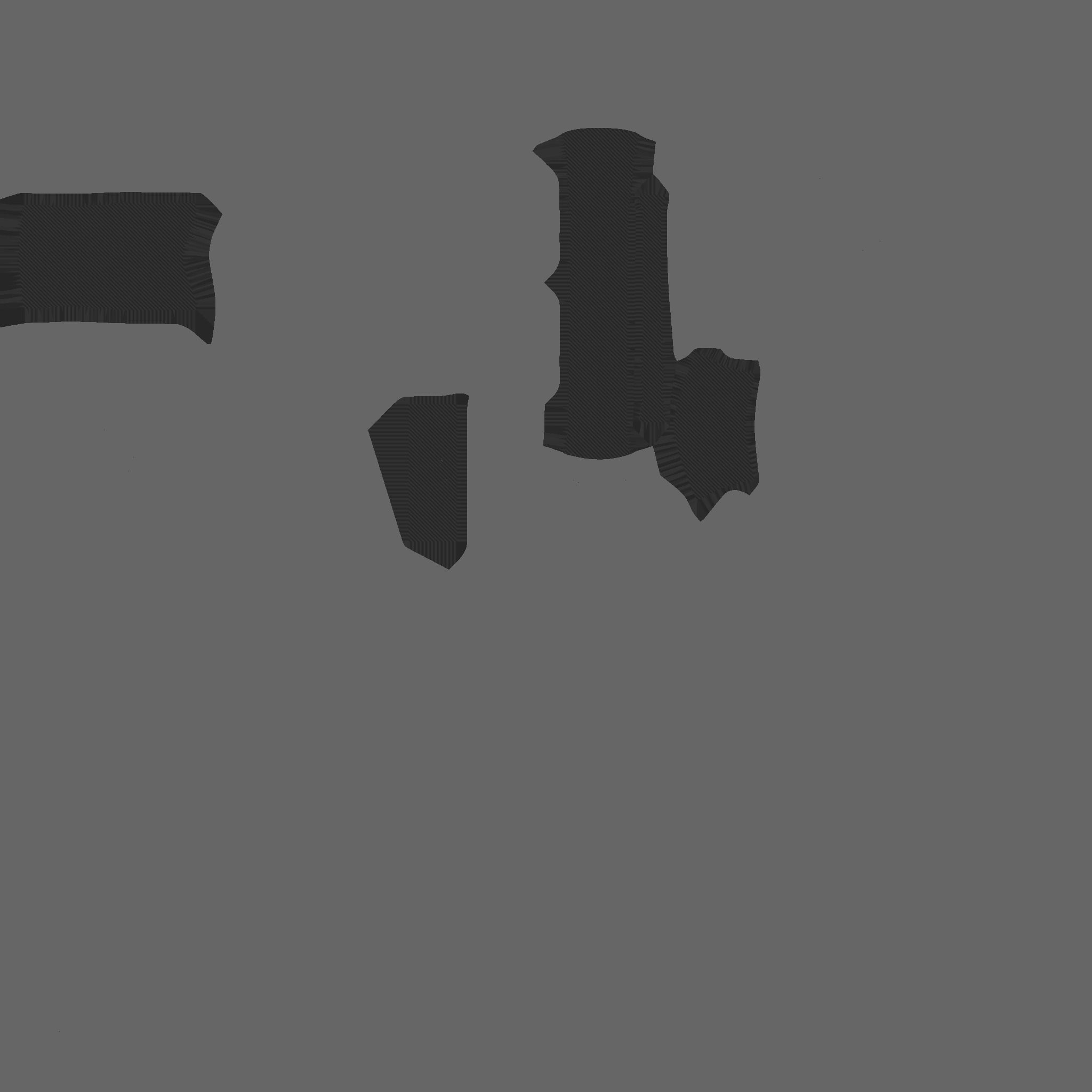 SciFi War Axe A03 Black Green - Sci Fi Weapon Design Low-poly 3D model_26